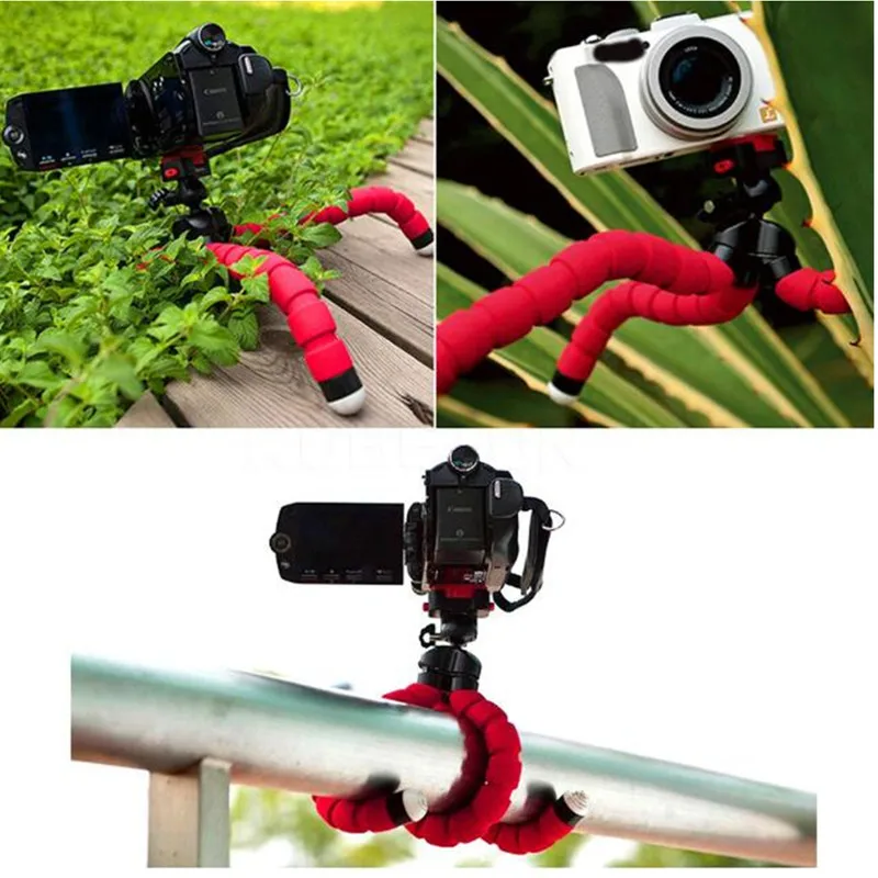 

Crouch Phone holder Tripods tripod for phone Mobile camera holder Flexible Octopus Bracket For iPhone Xiaomi Samsung Clip Holder