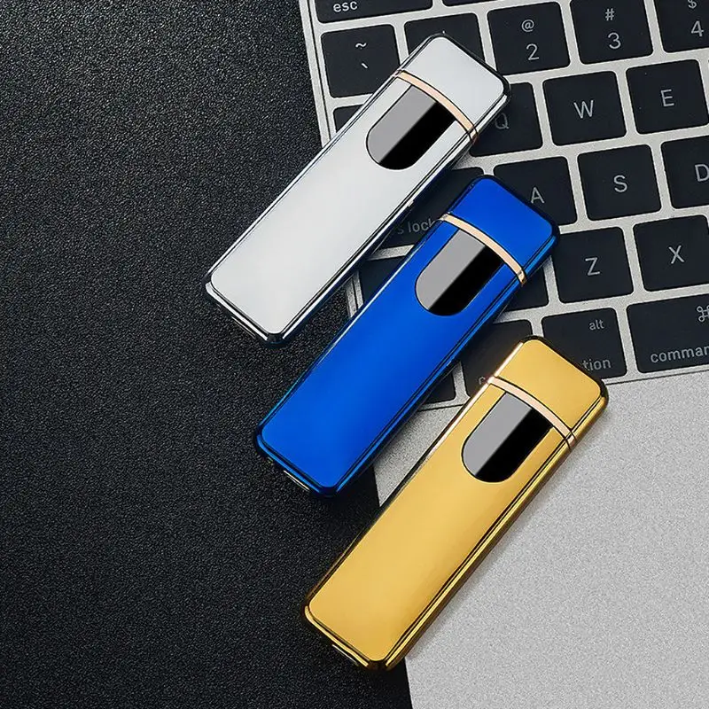 Мини usb зарядка сенсорный экран электронная Вольфрамовая сигарета Электронная зажигалка перезаряжаемая ветровка