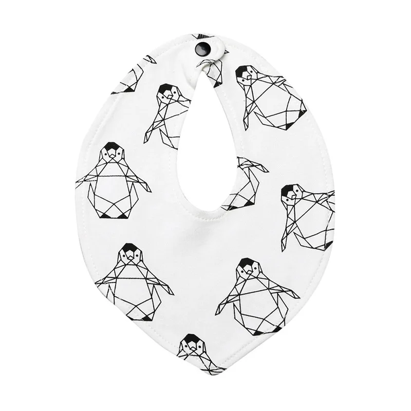 Laleben Unisex Baby Bibs Newborn Boy Girl Bandana Fashion Cartoon Animals Cotton Baby Scarf Triangle Towel Baby Girl Stuff