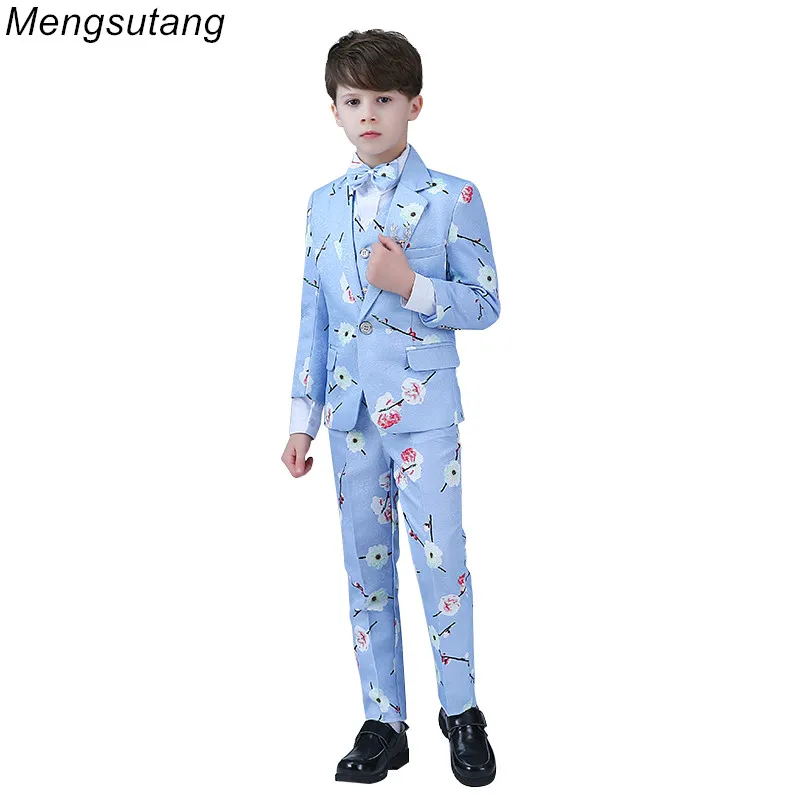 

Robe de soiree New elegant party suit boys 2019 formal boys attire wedding tuxedo boys prom suits mariages perform dress custom