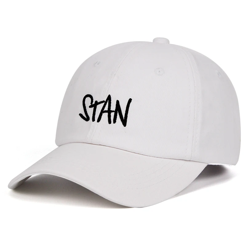 Хлопок Eminem Dido STAN Dad шляпа ограниченная из печати бейсболка с вышивкой Snapback Женская Мужская шапочка из спандекса stan шапки