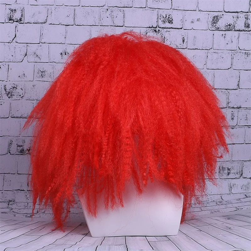 Movie Stephen King's It Mask Pennywise Mask Cosplay Masks Red Hair Clown Joker Halloween (14)