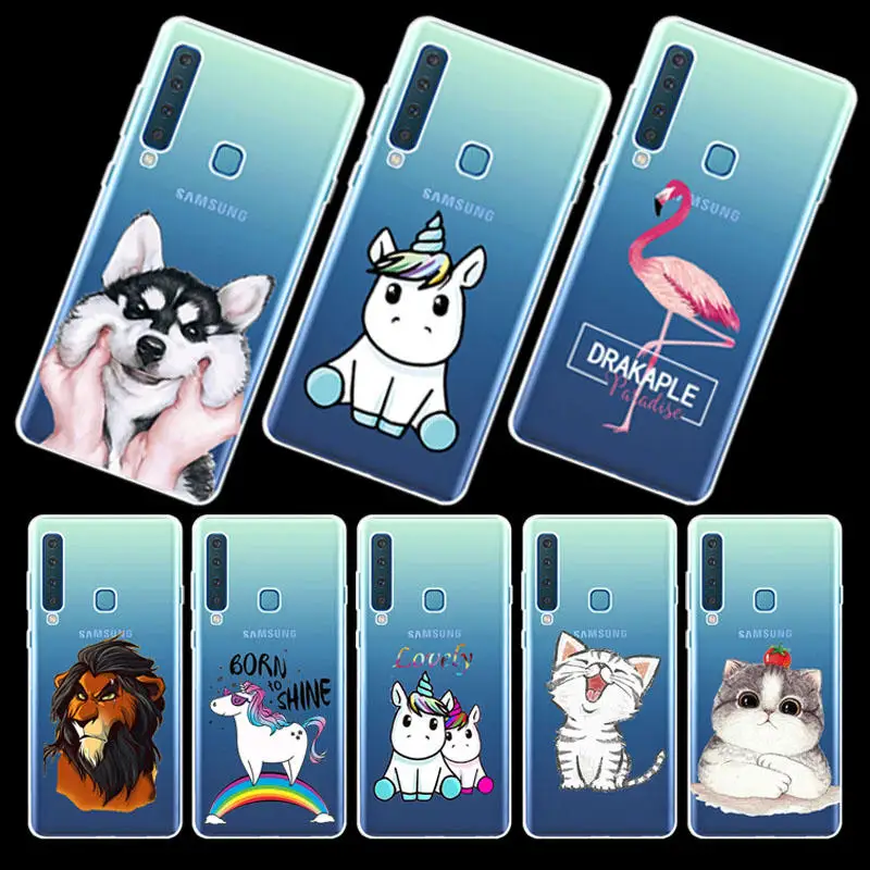 Arvin TPU чехол для A750 A6 A8 2018 A520 Fundas смартфона A5 A7 Plus Samsung Galaxy A9 прозрачный силиконовый |