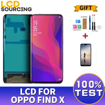 

New LCD Display For OPPO Find X LCD Screen with Touch Panel Digitizer Assembly Repalcement Part For Findx 100% Test with Frame