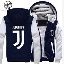 Gzpw cosplay Juventus 2018 High quality Hoodies plus velvet thick fashion hooded sweater coat couple models USA size S-5xL
