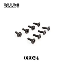 8pcs HSP 08024 Discal Screw M3 10 Spart Parts For 1 10 RC Model Car Discal