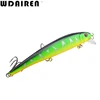 1 Uds 13cm 19,5g Minnow Señuelos de Pesca pescado Wobbler aparejos Crankbait Artificial cebo duro japonés nadar cebos #4 ganchos WD-203 ► Foto 3/6