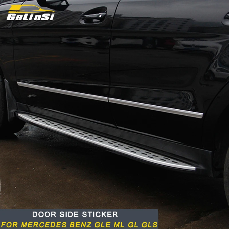 

Gelinsi For Mercedes Benz GLE Door Side Sticker Cover Trim Accessories Auto