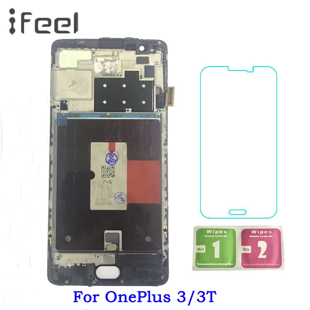 

For Oneplus 3T LCD Display Touch Screen 5.5" Digitizer Assembly Replacement Accessory For One plus A3010 A3000 LCD Screen