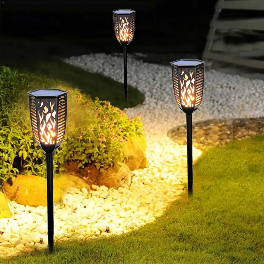 

99LED Solar Outdoor Plug Light Solar Garden Lawn Light Garden Torch Flame Landscape Light