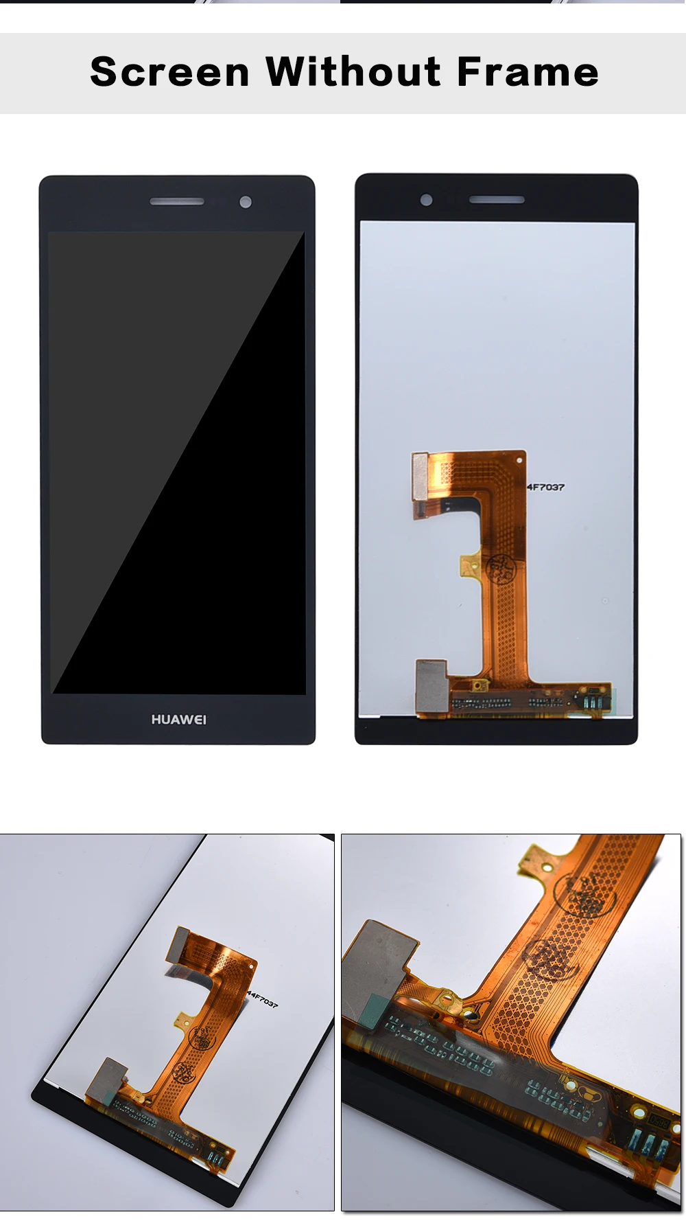 Для huawei Ascend P7 ЖК-дисплей сенсорный экран с рамкой в сборе 5 дюймов ЖК-дигитайзер для huawei P7 мобильный Замена протестирован