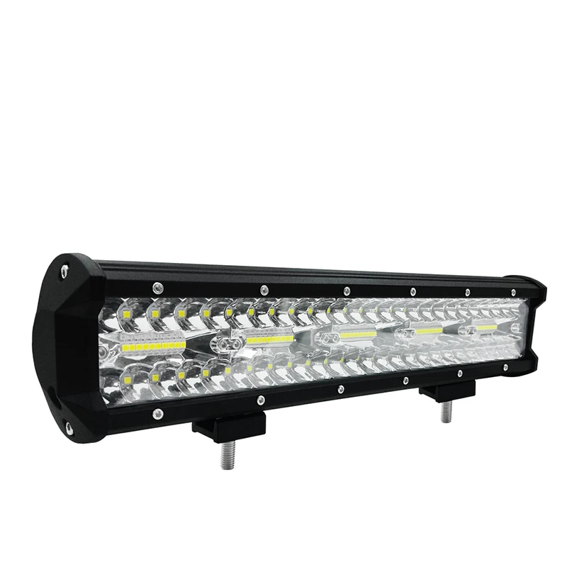 

LED Light Bar 15inch 300W Spot Flood Combo Beam Work Day Light Driving Fog Road Lighting for Jeep Car Truck SUV ATV Boat Marine