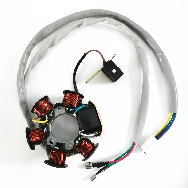 Motorcycle Generator Parts Stator Coil Comp For Piaggio Gilera 50 2t Typhoon  50cc - Motorcycle Ignition - AliExpress
