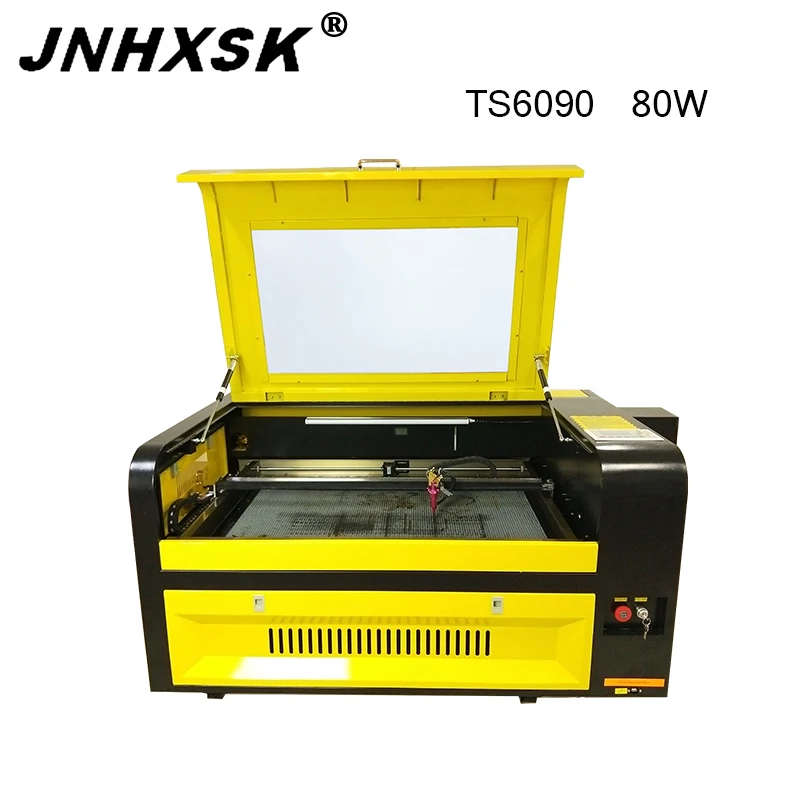 3d лазерный гравировальный станок JNHXSK 80 Вт фрезерный с ЧПУ лазерная резка дерева