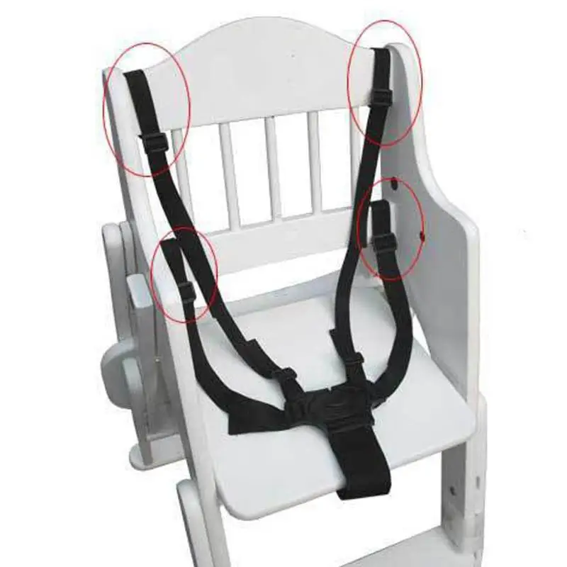 Universal 5 Point Harness Baby Safety Seat Belts for Stroller High Chair Baby Kids Safe