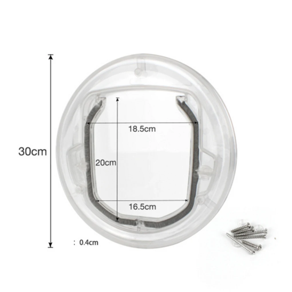 Автоматический стеклянный питомец собака кошка Фелис животные Doghole собака-туннель лоскут Входная рамка экран ворота дверь Cathole