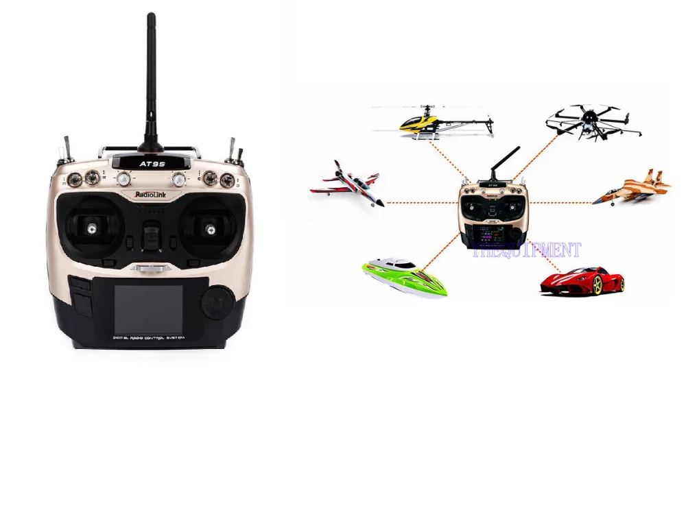 

100% Original RadioLink R9DS 2.4G 9CH DSSS & FHSS RC Receiver for RadioLink AT9 AT10 Transmitter Multirotor Support for S-BUS