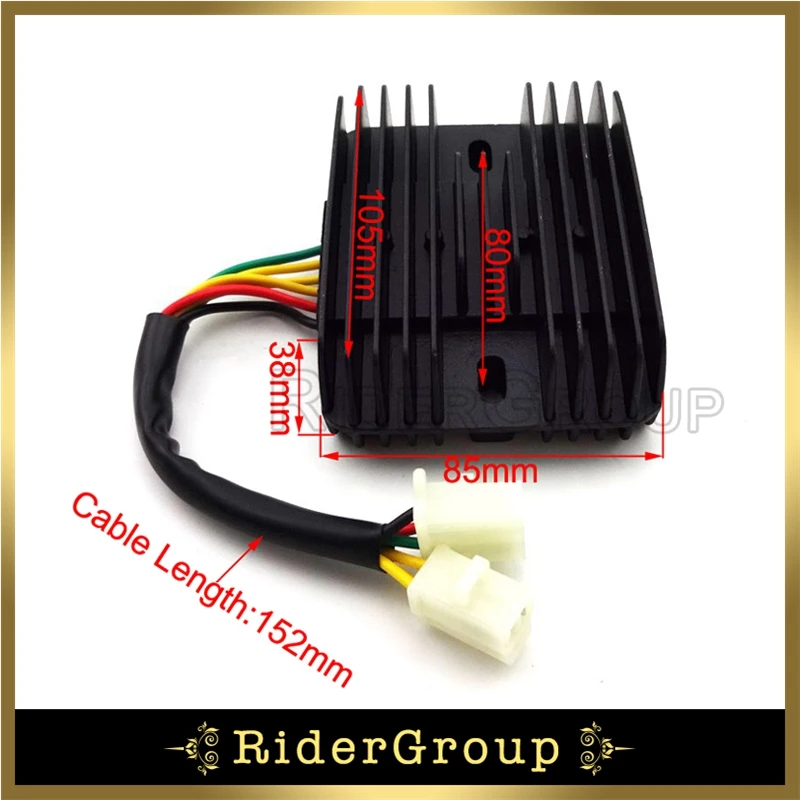 ATV регулятор выпрямителя Для 250cc спирали CN250 Roketa MC-54 Jonway YY250T Linhai RedCat FX CN CF250 4 Wheeler Мопед Скутер Квадроцикл