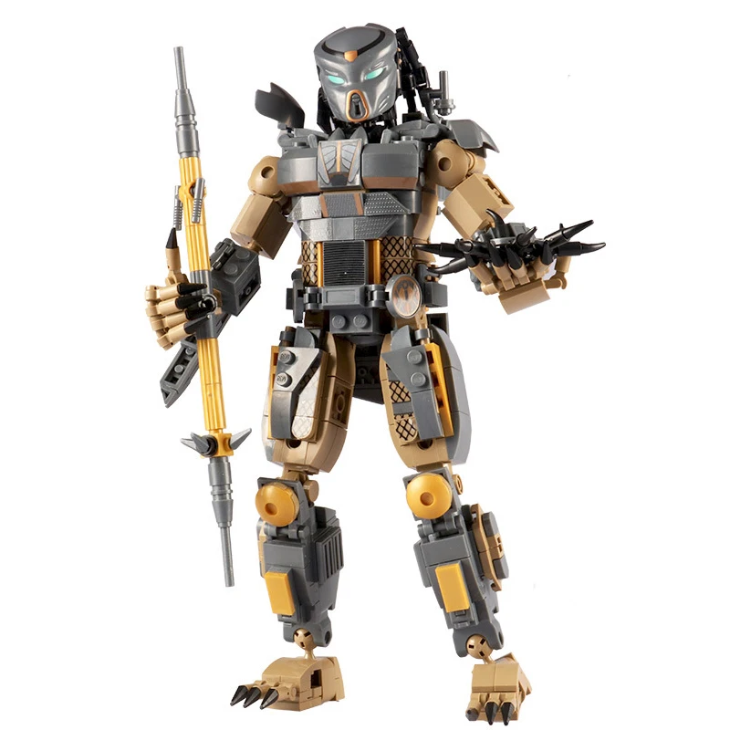 

442PCS Wars Alien Model Building Block Jungle Hunter Action Figures Compatible Military Bricks Educational toy for children Gift