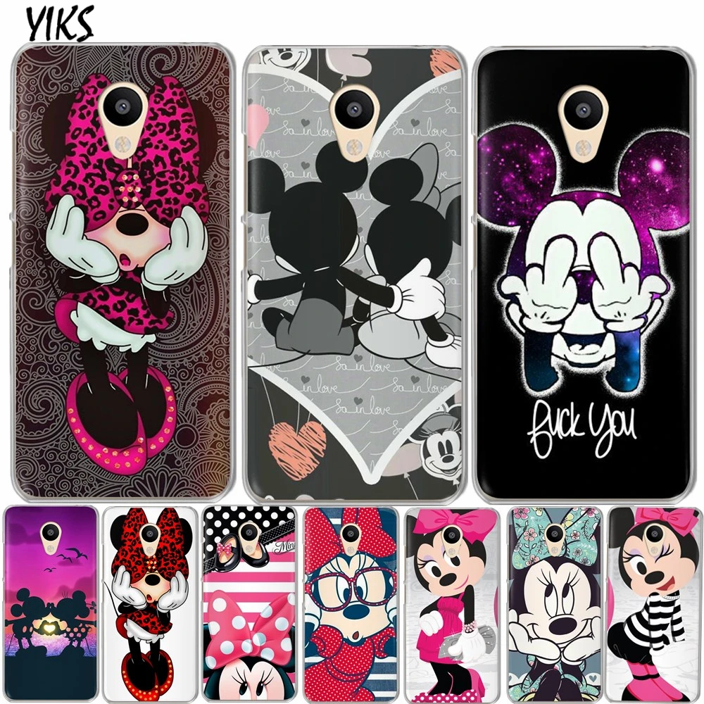 

Mickey Minnie Soft TPU Case For Meizu M5C U10 U20 Pro 6 M3 M5 M6 Note M5 M5S 5.2 inch Silicone Phone Protector Back Cover Skin