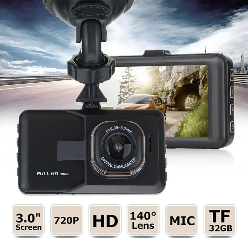 ONEWELL 3 &quotАвтомобильный видеорегистратор камера Full HD 1080 P видеокамера с