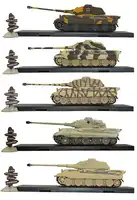 1/72 Tiger 2-Wallonia 1944 Diecast Atlas World War II Tank Military Models