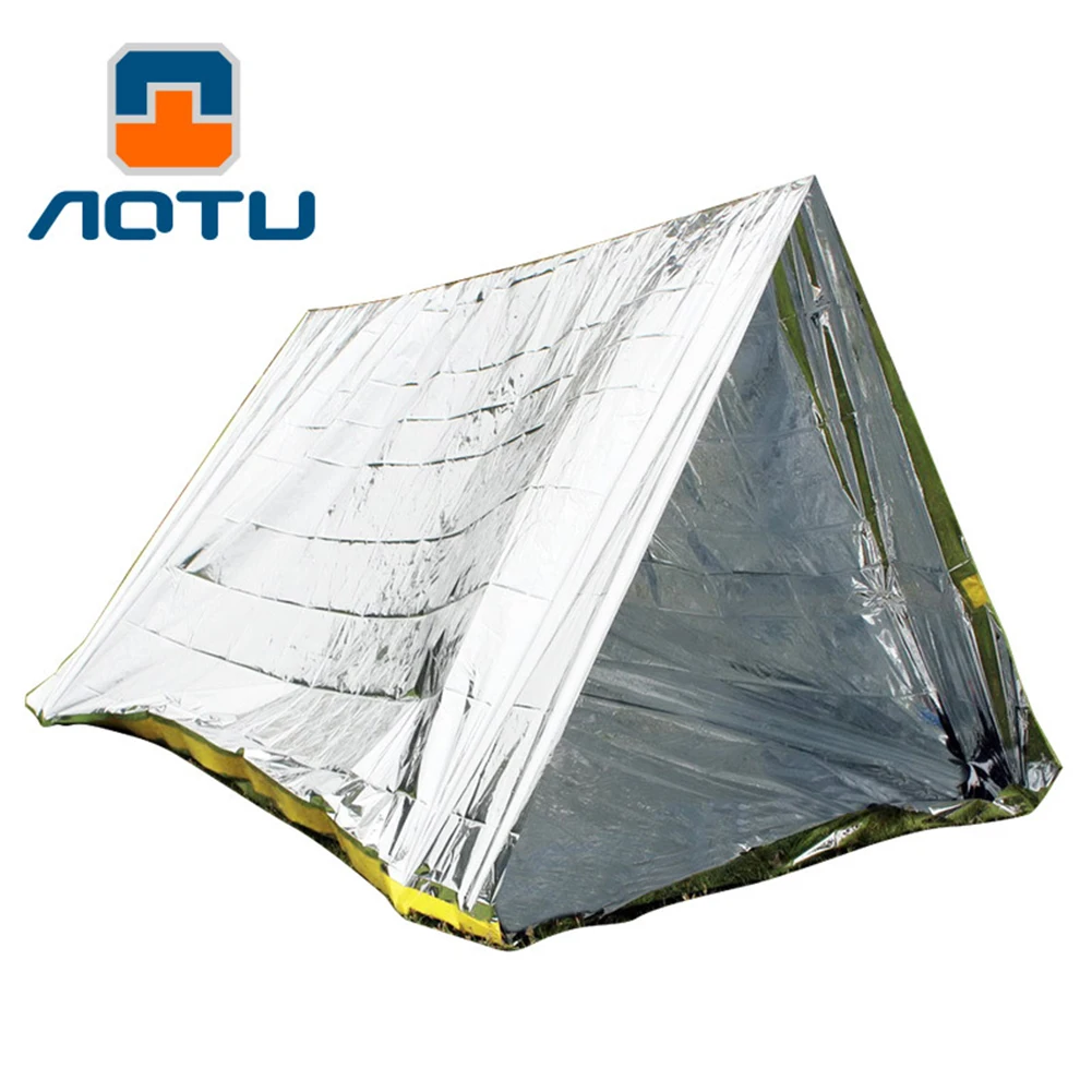 

Multifunction Outdoor Double Simple PET Emergency Heat Relief tents Warm Life Saving Survial Blanket Camping Tents