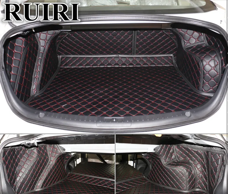 High quality mats! Special car trunk mats for Mazda 3 sedan 2013-2009 durable boot carpets cargo liner 2011 |