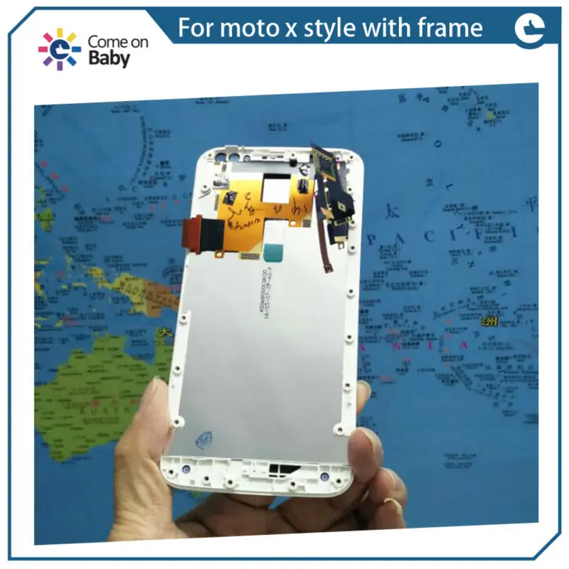 ЖК-дисплей и сенсорный датчик в сборе для motorola moto X style X3 XT1575 XT1572 XT1570 | Мобильные