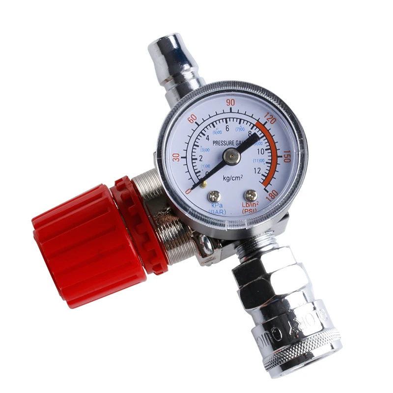 

1/4" 180PSI Air Compressor Regulator Pressure Switch Control Relief Valve Gauges