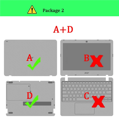 Diy Красочные Фото ноутбук кожи наклейки для ноутбука acer Nitro 5 AN515-51 TMB117 TMB118 K50-20 Nitro5 AN515-51 кожи ноутбука - Цвет: Package-2    A D