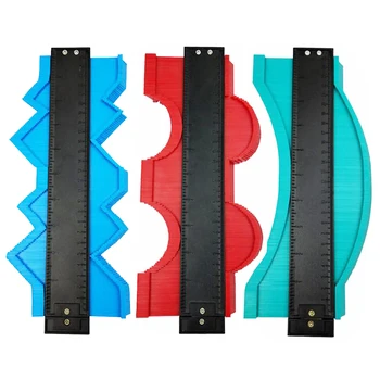 

Contour Gauge 10" Profile Copy Guage Ruler Duplicator Plastic Inch Metric Profile Ruler Tiling Laminate Irregular Edge Measure 3