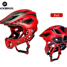 ROCKBROS 2 в 1 велосипедный шлем MTB велосипедный шлем полностью покрытый детские шлемы EPS параллельный Автомобиль Мотоцикл детская спортивная Защитная шапка