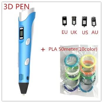 

3D Pen 3d drawing toy 3D Pen 4.0 With Lcd Screen PLA/ABS Filament Creative toys gifts, children's painting tools