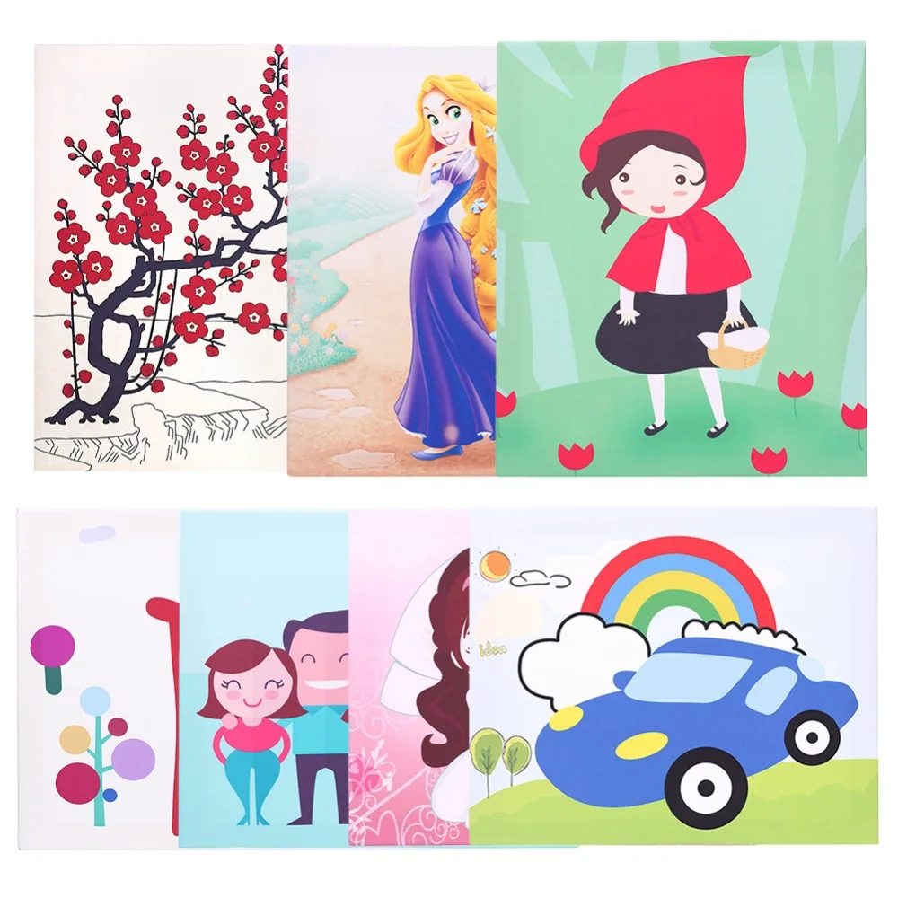 

Big DIY Button Painting Stickers Pictures Handmade Buttons Drawing Craft Kit Creative kids Sticky Art Educational Toys 7 Styles