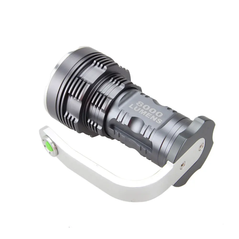Strong Flashlight Portable 18650 Rechargeable 6T6 LED Outdoor Lighting