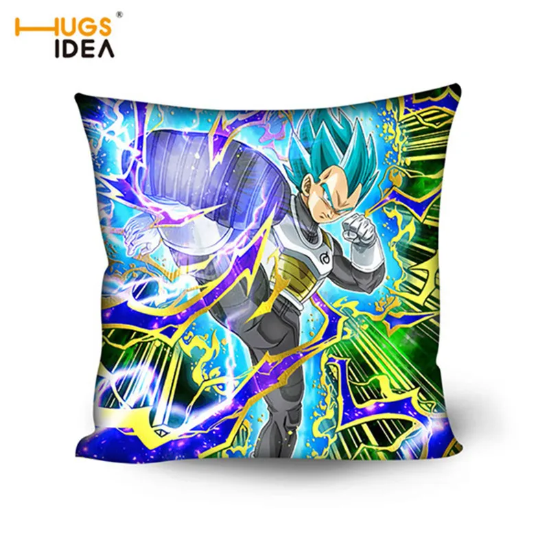 Beli HUGSIDEA Persegi Sarung Bantal HOT Anime Dragon Ball Z Super bantal Penutup Nyaman 45*45 cm Bantal Kasus untuk Kamar Tidur Sofa Kursi kursi