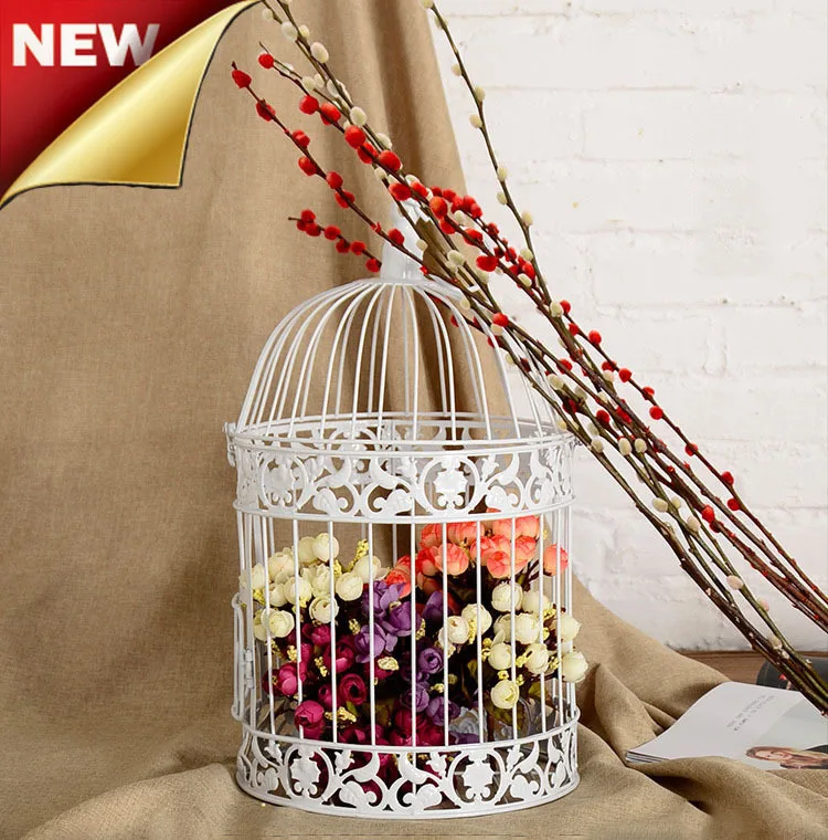Gazebo Decorative Birdcage Wedding Table Centerpiece Pleasant Bird Home Decor Repurposed Cages In