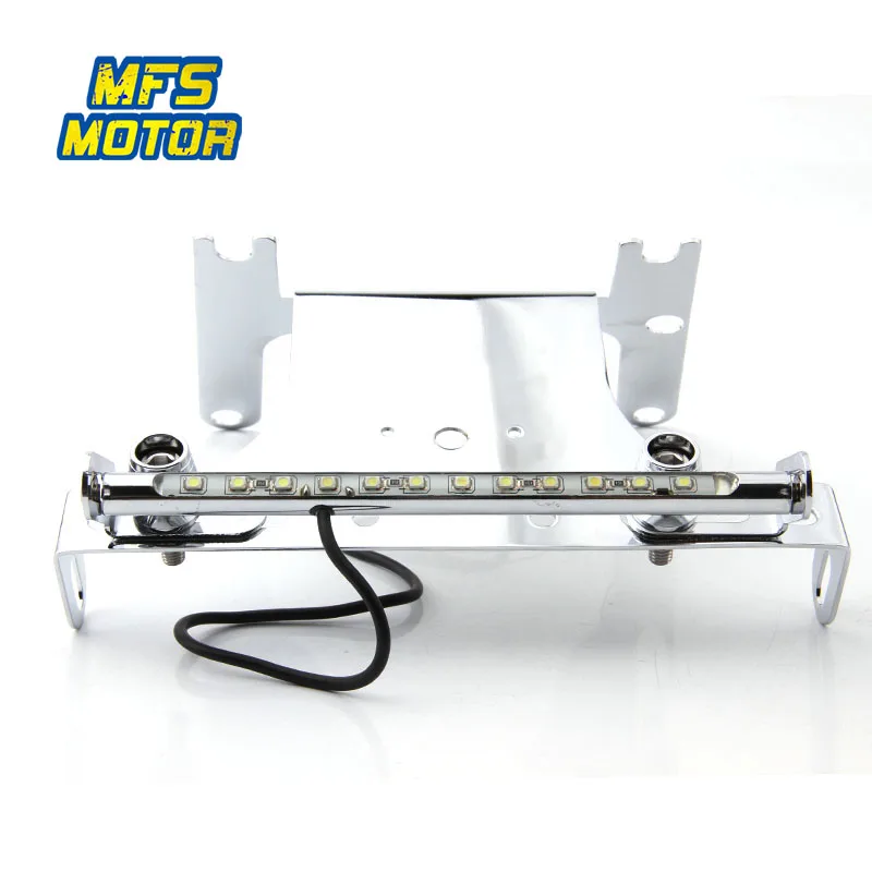 

Motorcycle Fender Eliminator LED Light For Suzuki 06-07 GSXR GSX-R 600 750 Number License Registration Plate Holder Bractket