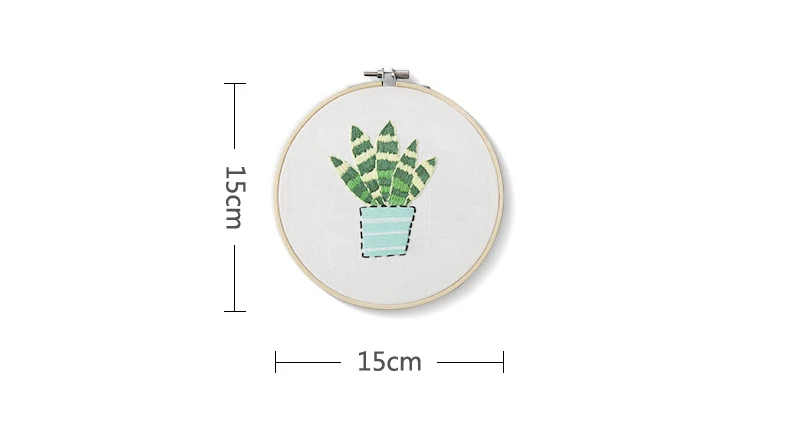 DIY 3D Ribbon Flowers Embroidery Set with Frame for Beginner Needlework Kits Cross Stitch Series Arts Crafts Sewing Decor-15