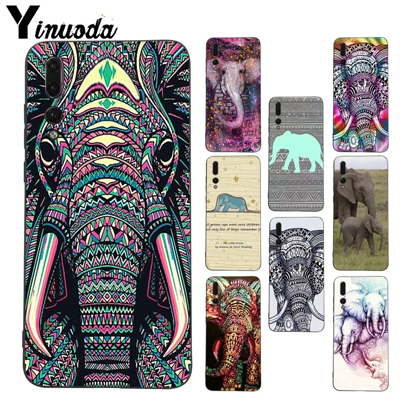 

Yinuoda elephant animal Hot Printed Cool Phone Accessories Case for Huawei mate10 lite honor view 9 10 p20 p10 plus case cover