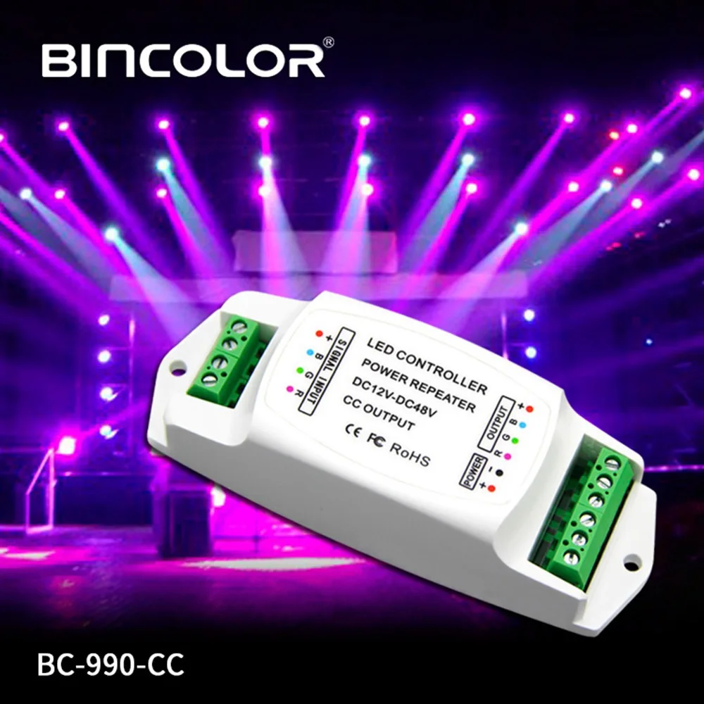 BC 990 CC 3CH постоянного тока светодиодный ретранслятор мощности DC12 48V вход 350mA/CH * 3