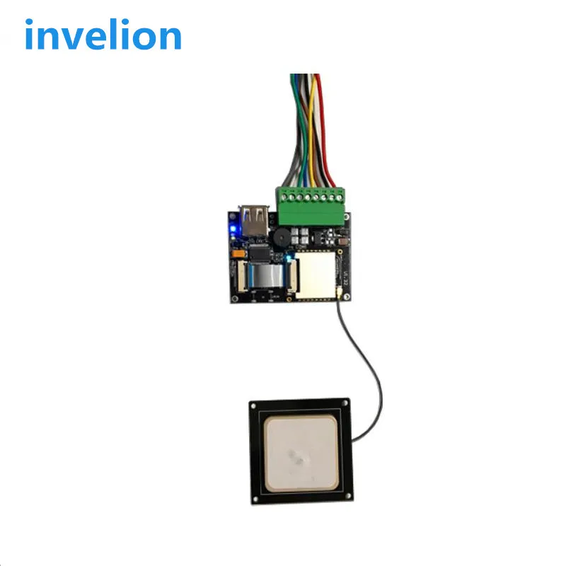 UHF RFID пассивный считыватель модуль комплект с 2dBi антенной, USB кабель и Оценка развития