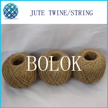 

3pcs/lot Natural jute twine (Dia.:1.5-2mm,110yards/ball, 2 ply twisted) DIY jute rope twine by free shipping