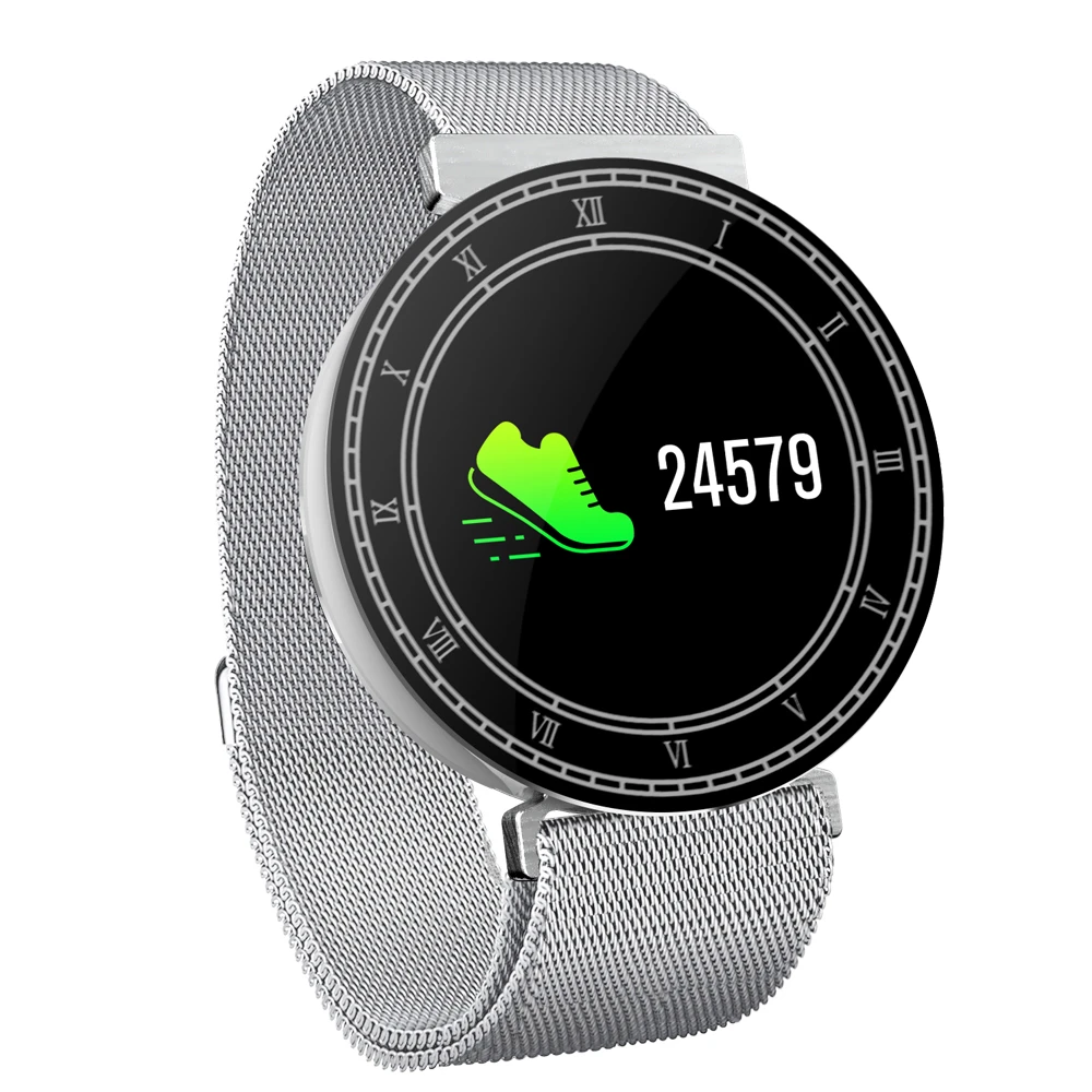 

Smart band Steel Strap Waterproof Smartband For Outdoor Sports Blood Oxygen Heart Rate Monitor Women's Watches Wristband Ladies