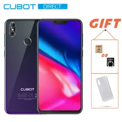 Cubot P20 4 Гб + 64 ГБ Android 8,0 19:9 6,18 "1080*2246 FHD + Notch экран телефоны Двойная камера 20MP + 2.0MP MT6750T Octa-Core 4000 мАч