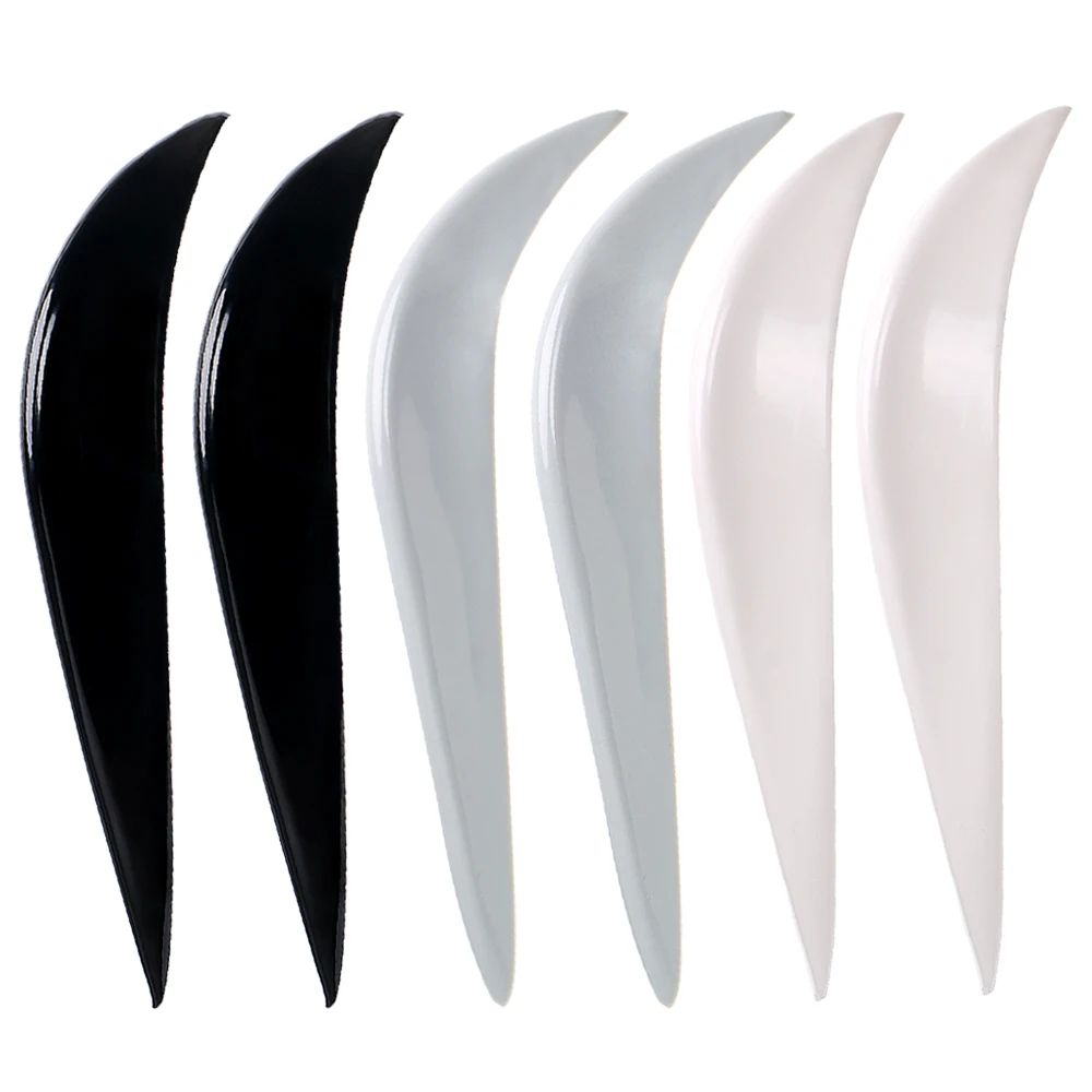 

LEEPEE Car Door Guards Exterior Front Bumper Lip Kit 2pcs Anti-Scratch Strips Sticker Scratch Protector Edge Corner Strips