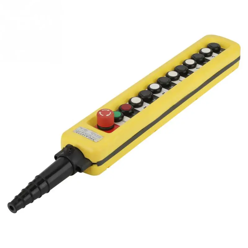 Crane Chain Hoist Push Button Switch Lifting Pendant Controller w