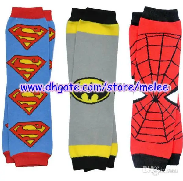 Новейшие модные детские гетры, детские леггинсы с суперменом, Бэтменом и человеком-пауком, леггинсы гетры для младенцев, большая скидка, 18 пара/лот