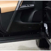 4 шт. автомобильный боковой двери внутренняя Наклейка Анти-kick защитный углеродного волокна защитная пленка на Стикеры подходит для Toyota RAV4